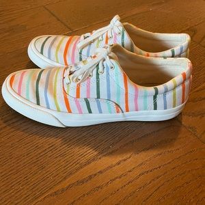 Rifle Paper Co. x Keds happy stripe sneakers